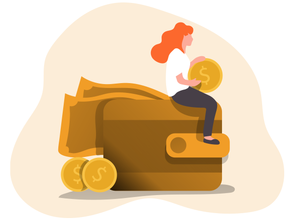 Don't carry money 多額の現金を持ち歩かない
