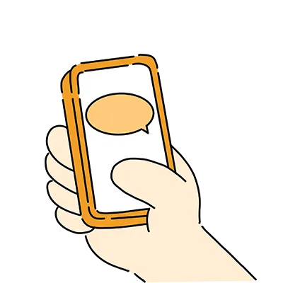 先輩にLINE・DMをしよう！