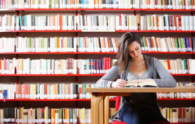 大学院の図書館