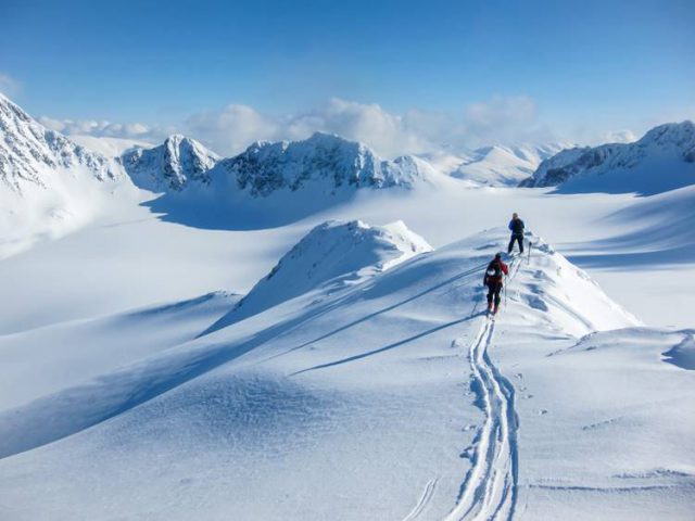 ノルウェーで登山