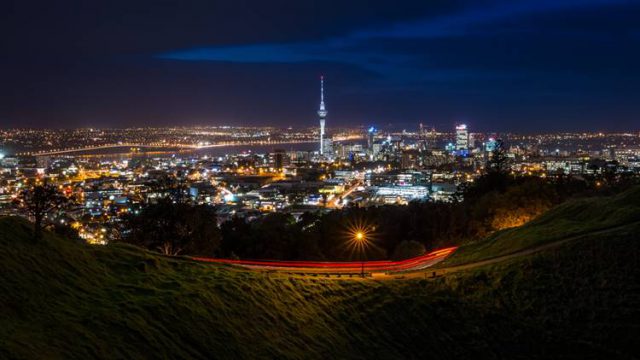 ニュージーランドの夜景