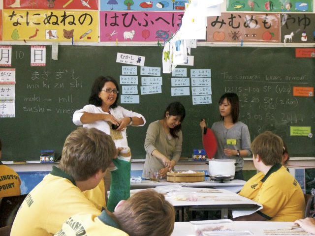 語学学校の授業