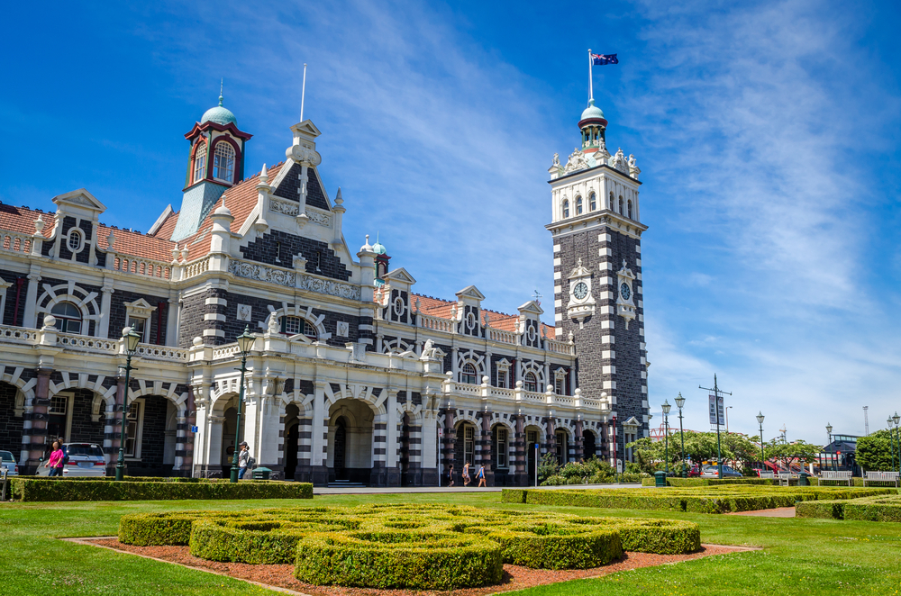 ニュージーランドのダニーデン駅