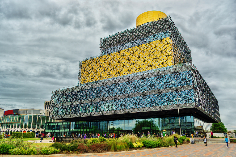 イギリスのバーミンガム図書館