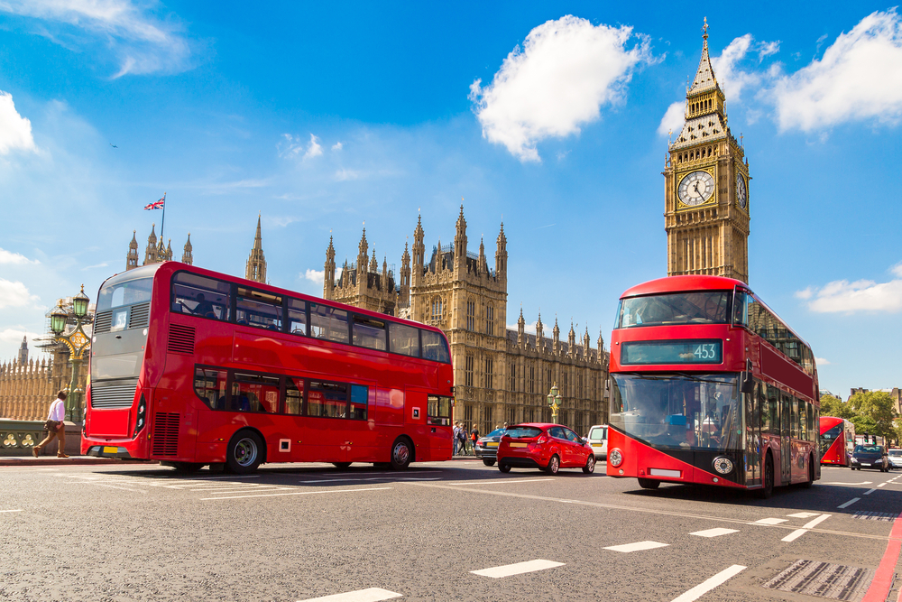 イギリスのロンドンバス
