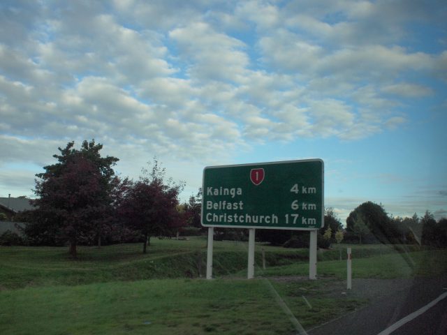 Route 1の標識