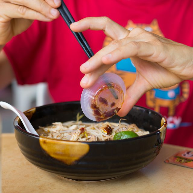 マレーシアの昼食