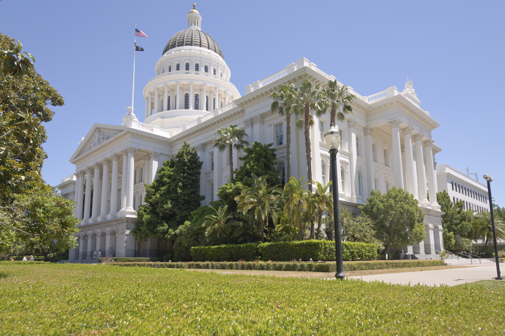 アメリカ サクラメントにあるカリフォルニア州会議事堂