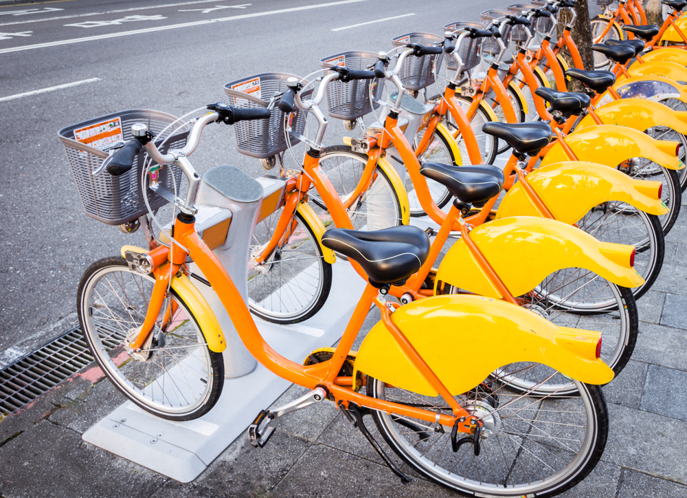 台湾のレンタル自転車