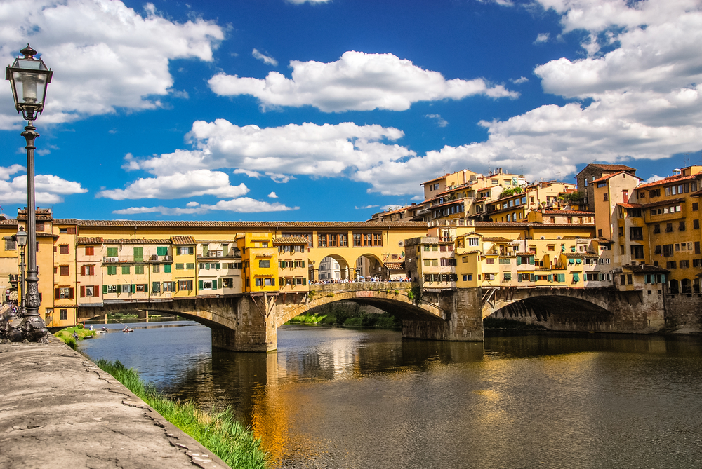 イタリア フィレンツェのヴェッキオ橋