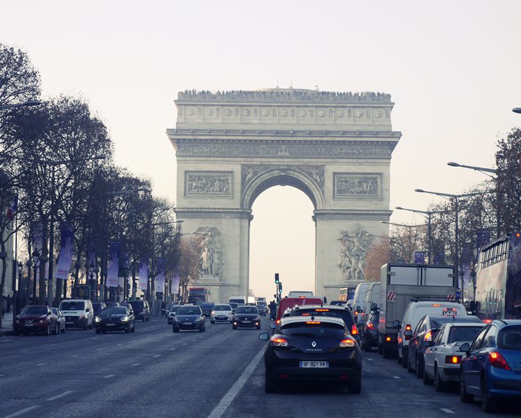 フランス パリの凱旋門