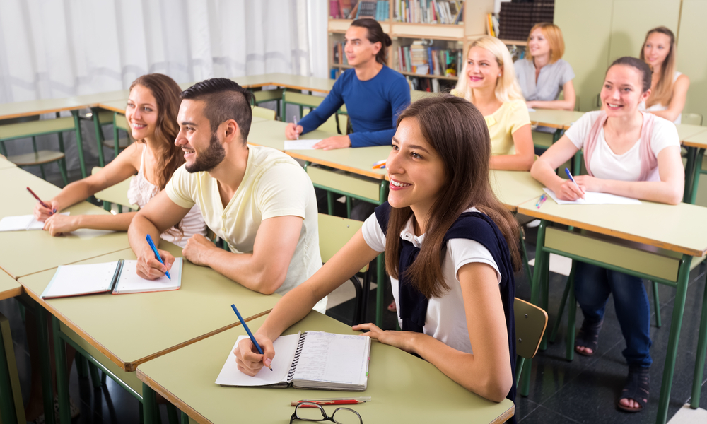 語学学校の様子。