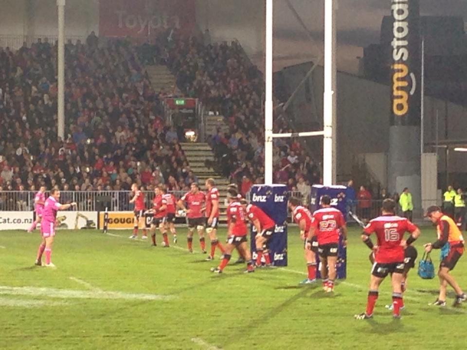 ニュージーランド留学中の休日にラグビー観戦