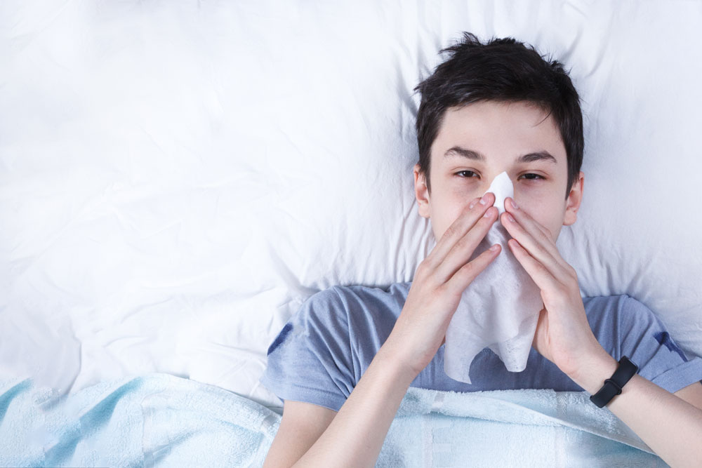 インフルエンザにかかった時、イギリスでの対応は？