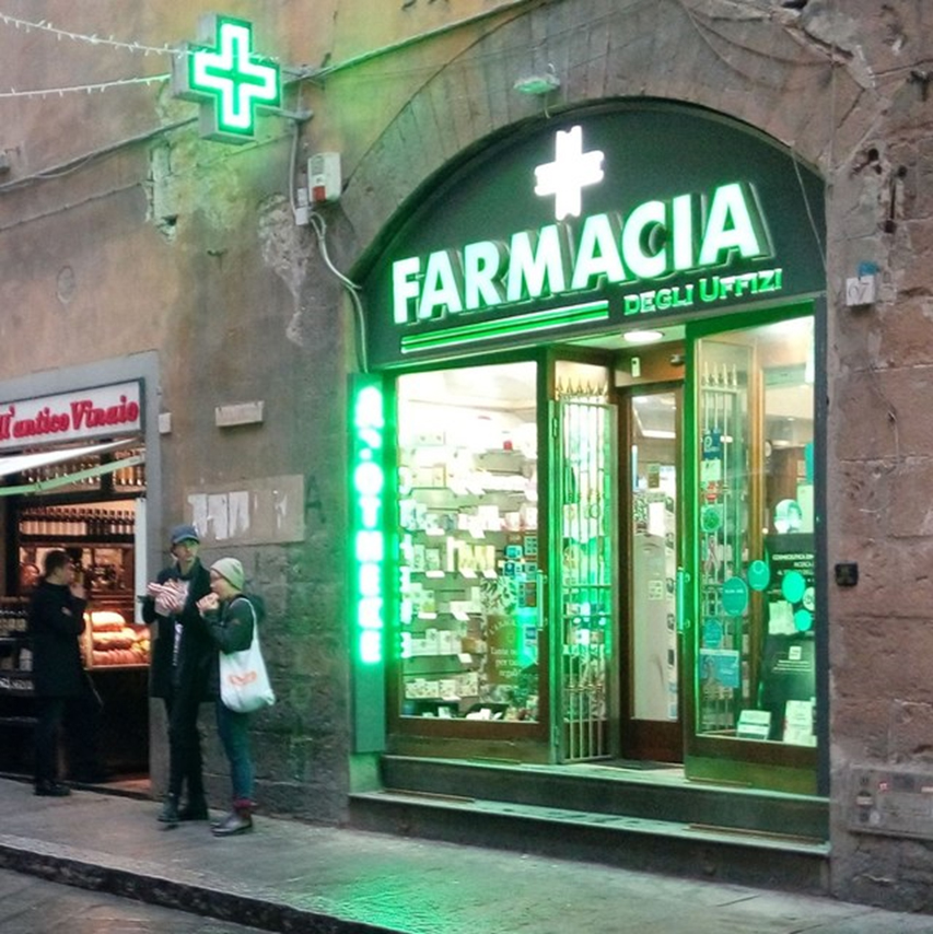 イタリアの薬局 ピルを貰うにはどうすればよいの？