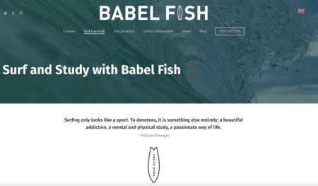 BABEL FISH（イギリス）サーフィン×語学留学ができる学校！