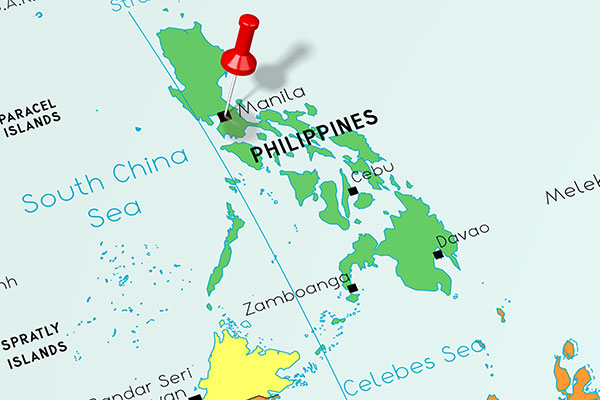 フィリピンの地図